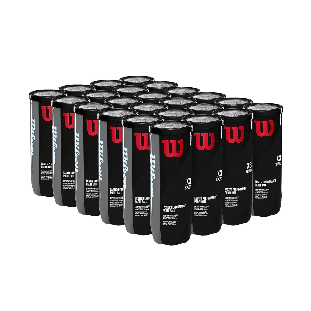 Wilson X3 Speed Padel 3 ball can