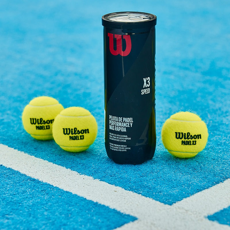 Wilson X3 Speed Padel 3 ball can
