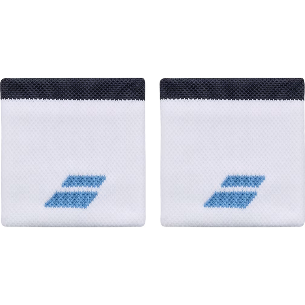 Babolat Logo Drive Wristbands White