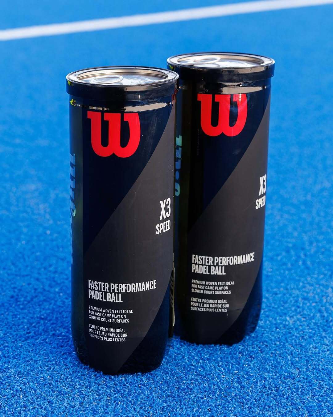 Wilson X3 Speed Padel 3 ball can