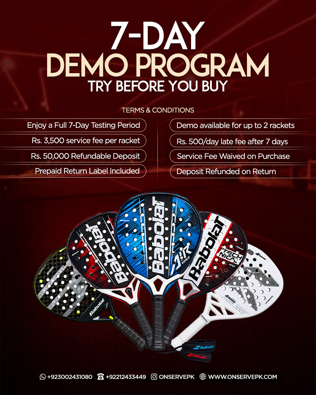 Demo Program: Test before you Buy