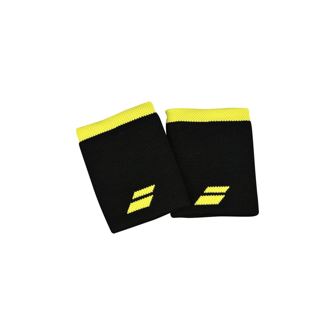 Babolat Wristband Logo Jumbo Black/Yellow