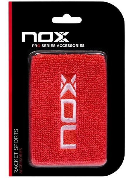 Nox Doublewide 2-Pack Wristband Red