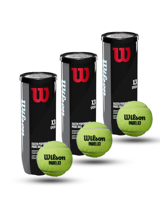 Wilson X3 Speed Padel 3 ball can