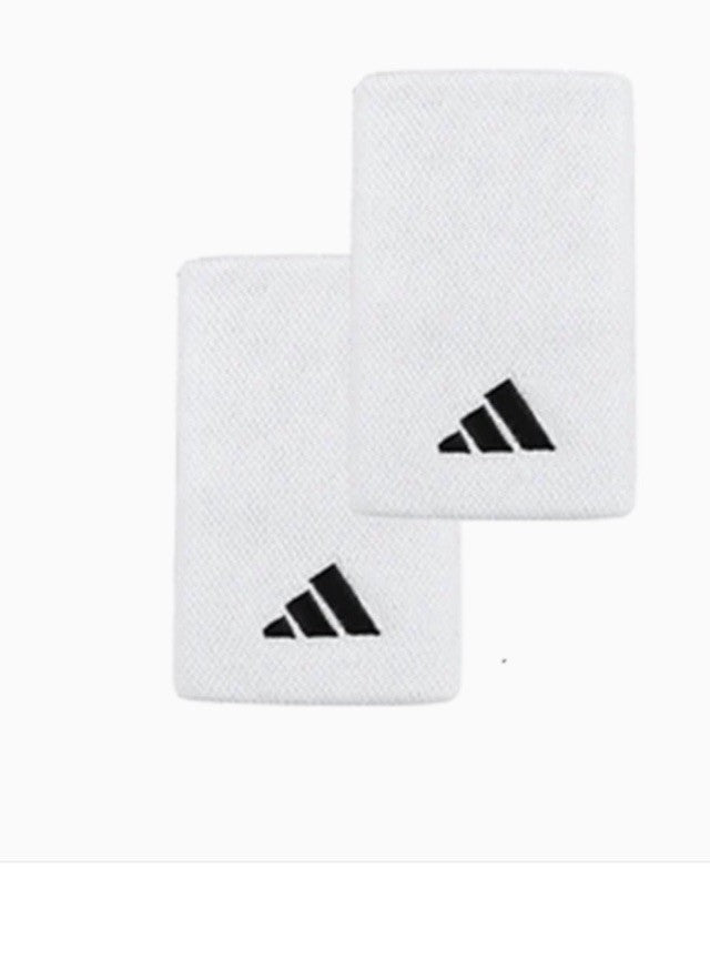 adidas Tennis Doublewide Wristband White