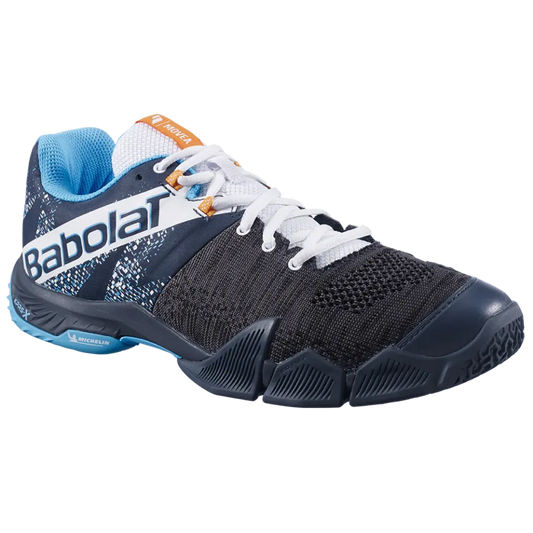 Babolat Movea Men Padel Shoes Grey/Scuba Blue