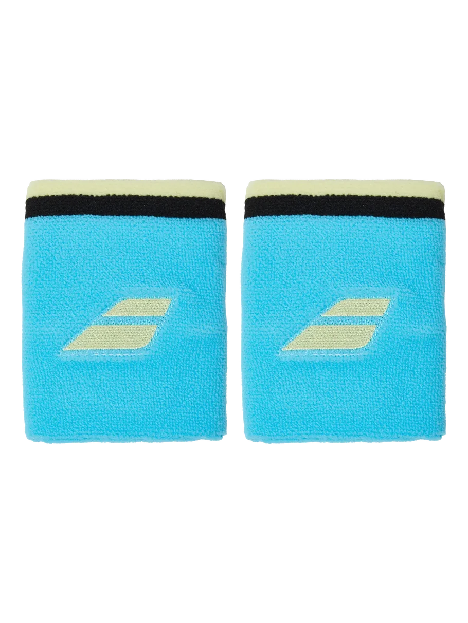 Babolat Singlewide Logo Wristbands - Teal