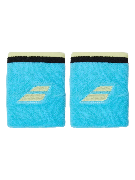 Babolat Singlewide Logo Wristbands - Teal