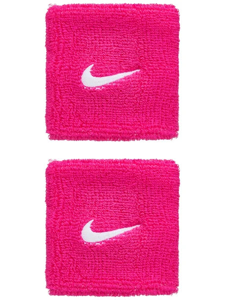 Nike Swoosh Singlewide Wristbands Pink