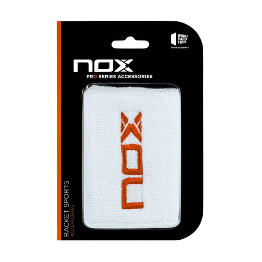Nox DubbleWide 2-Pack WristBand White/Red