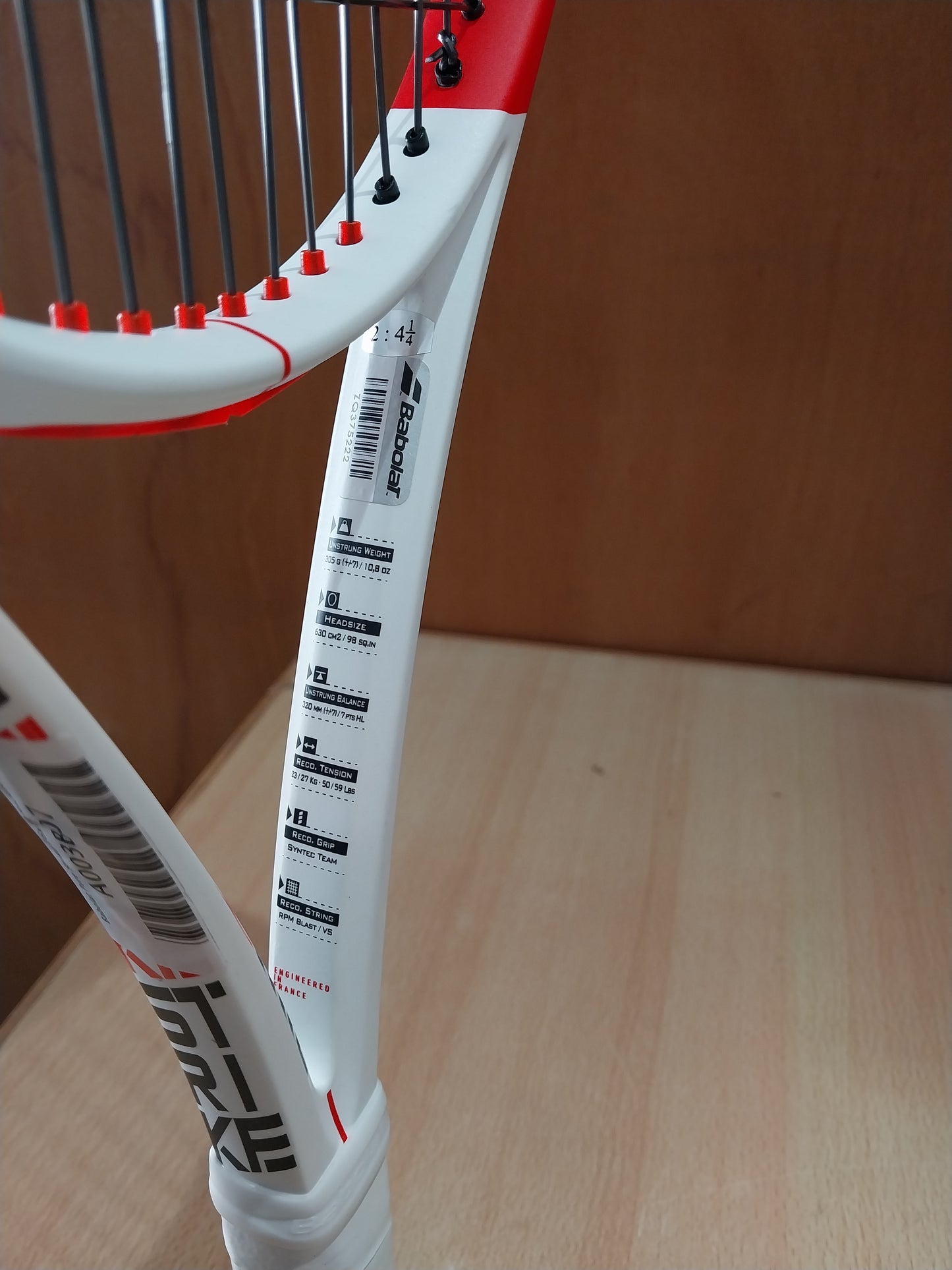 SLIGHTLY USED BABOLAT PURE STRIKE 16×19 RACKET