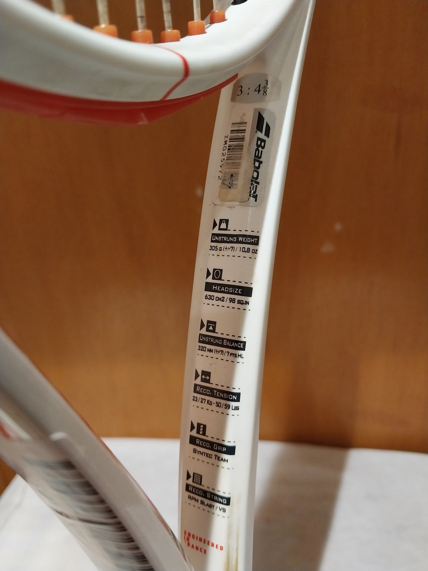 SLIGHTLY USED BABOLAT PURE STRIKE 16×19 RACKET