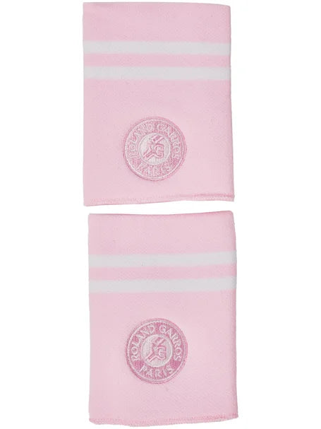Roland Garros Doublewide WristBand Pink